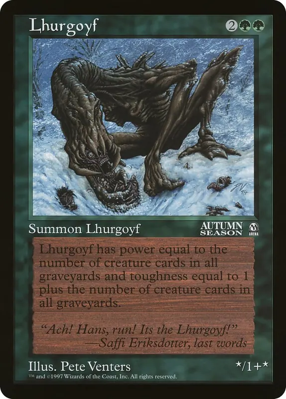Lhurgoyf [Oversized League Prizes]