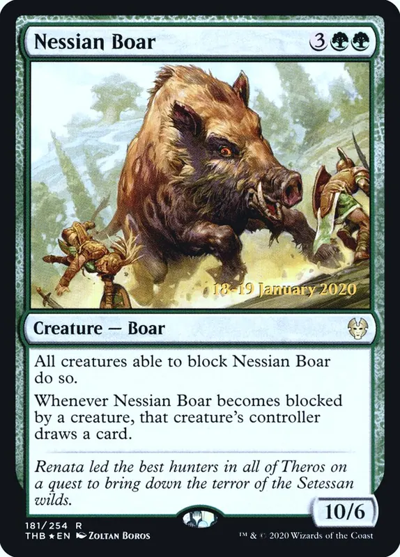 Nessian Boar [Theros Beyond Death Promos]