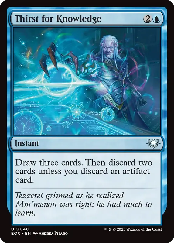 Thirst for Knowledge [Edge of Eternities Commander]