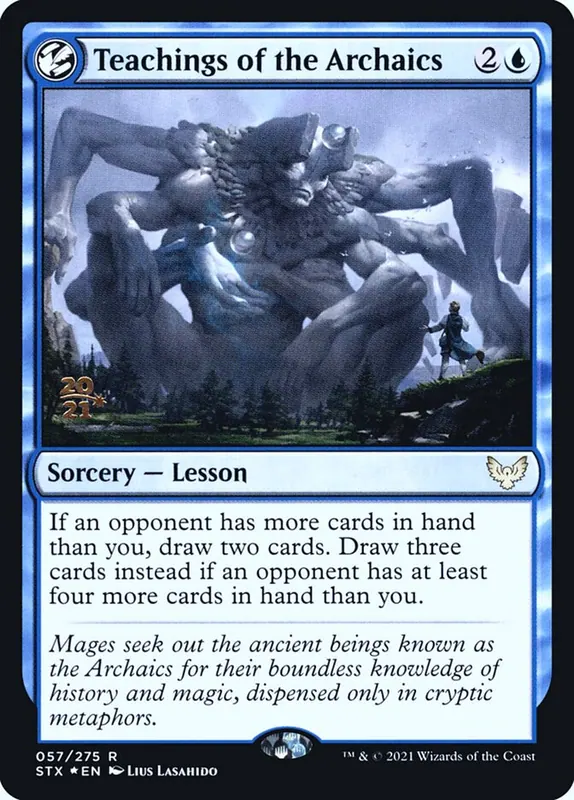 Teachings of the Archaics [Strixhaven: School of Mages Promos]