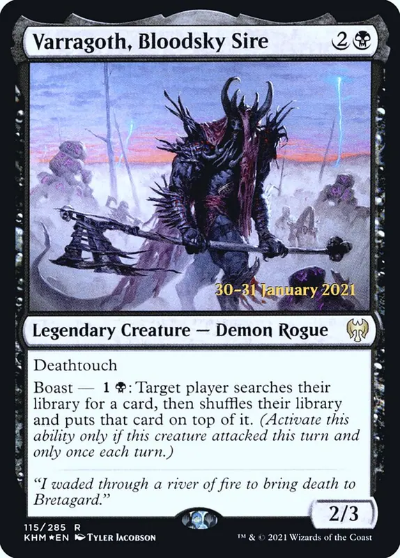 Varragoth, Bloodsky Sire [Kaldheim Promos]