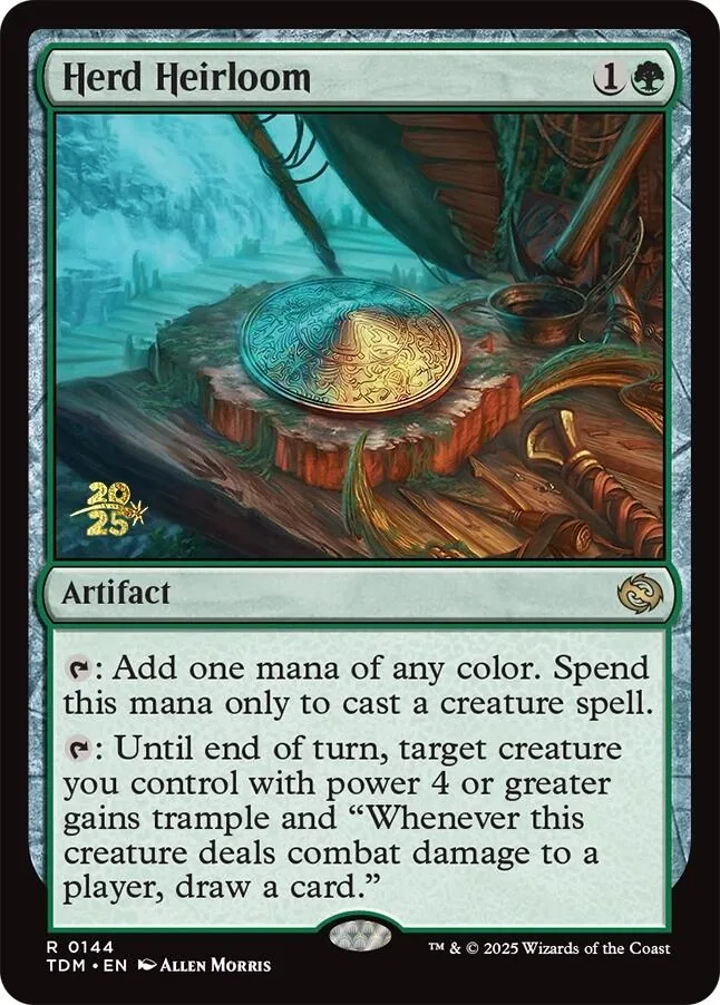 Herd Heirloom [Tarkir: Dragonstorm Prerelease Cards] - Español