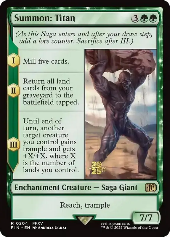 Summon: Titan [Final Fantasy Promos]