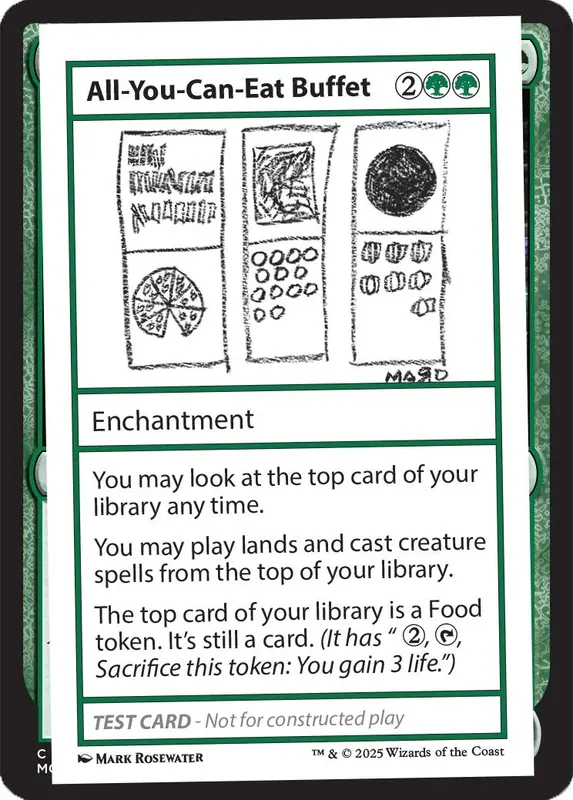 All-You-Can-Eat Buffet [Mystery Booster Playtest Cards]