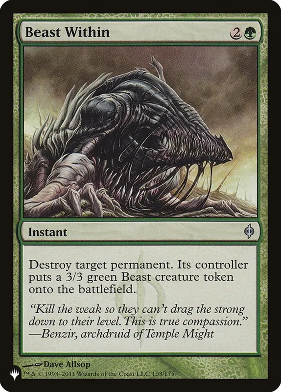Beast Within [The List]
