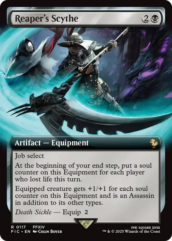 Reaper's Scythe (Extended Art) [FINAL FANTASY Commander]