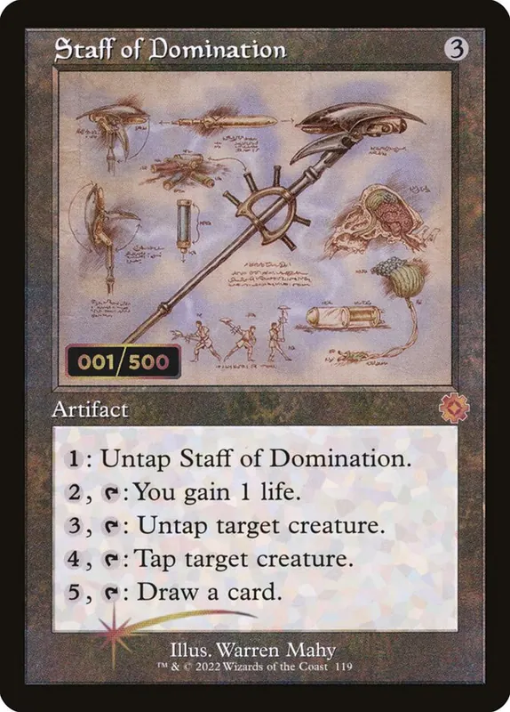 Staff of Domination [The Brothers' War Retro Artifacts]