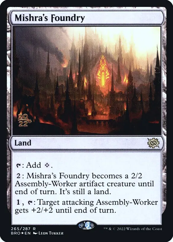Mishra's Foundry [The Brothers' War Promos]