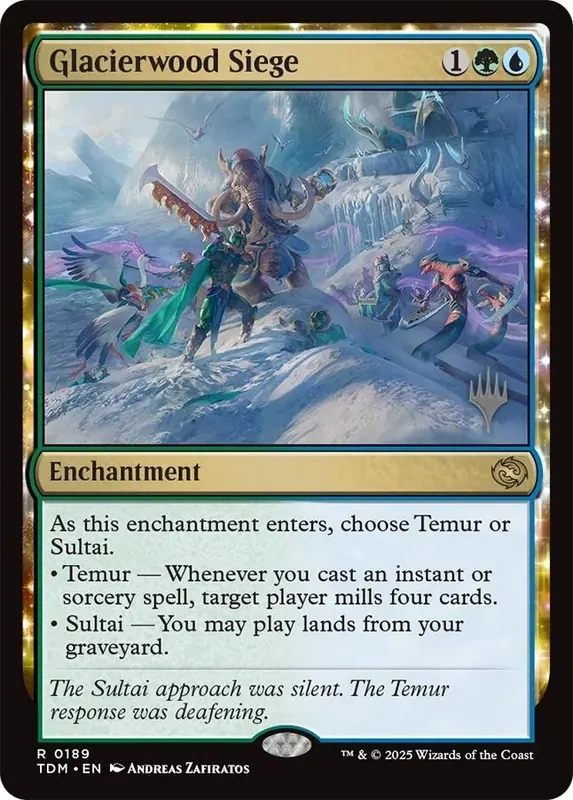 Glacierwood Siege (Promo Pack) [Tarkir: Dragonstorm Promos]