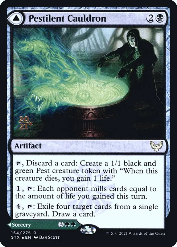 Pestilent Cauldron // Restorative Burst [Strixhaven: School of Mages Promos]