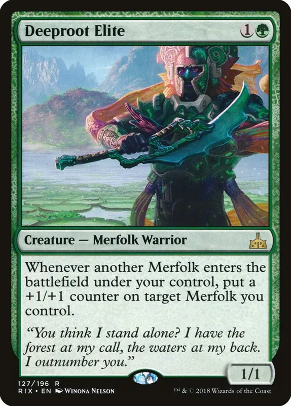 Deeproot Elite [Rivals of Ixalan] - Japones