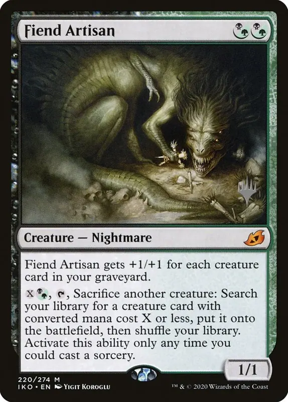 Fiend Artisan (Promo Pack) - Español [Ikoria: Lair of Behemoths Promos]