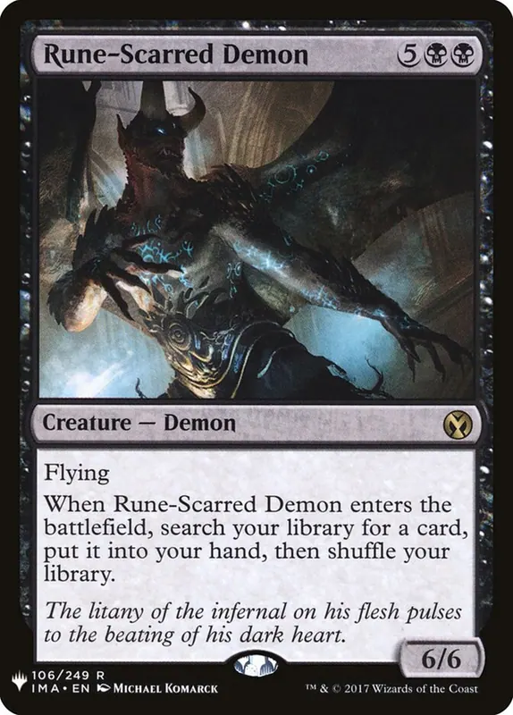 Rune-Scarred Demon [The List]