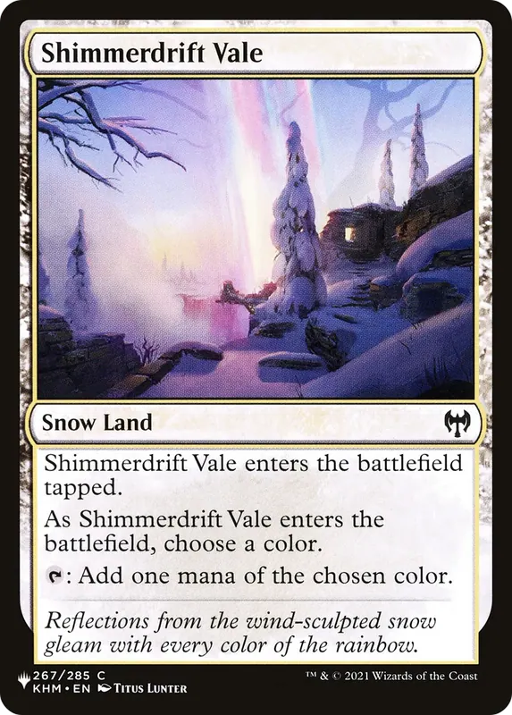 Shimmerdrift Vale [The List]