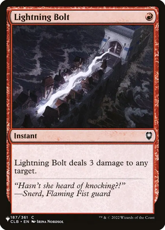 Lightning Bolt [The List]