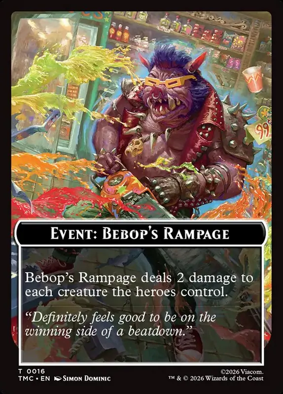 Event: Bebop's Rampage [Teenage Mutant Ninja Turtles Eternal Tokens]