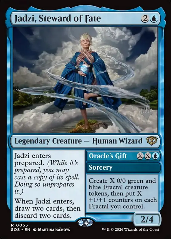 Jadzi, Steward of Fate // Oracle's Gift [Secrets of Strixhaven Promos]