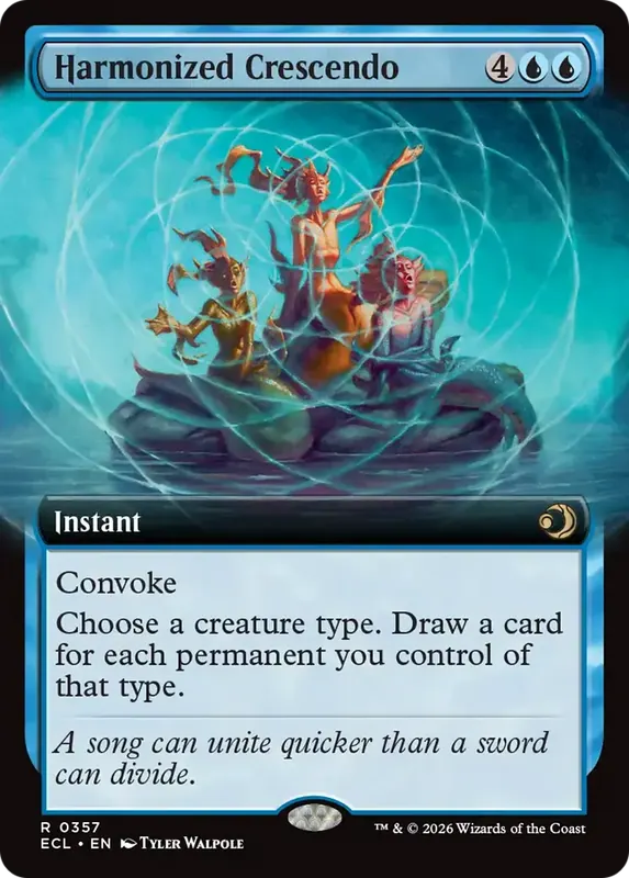 Harmonized Crescendo (Extended Art) [Lorwyn Eclipsed]