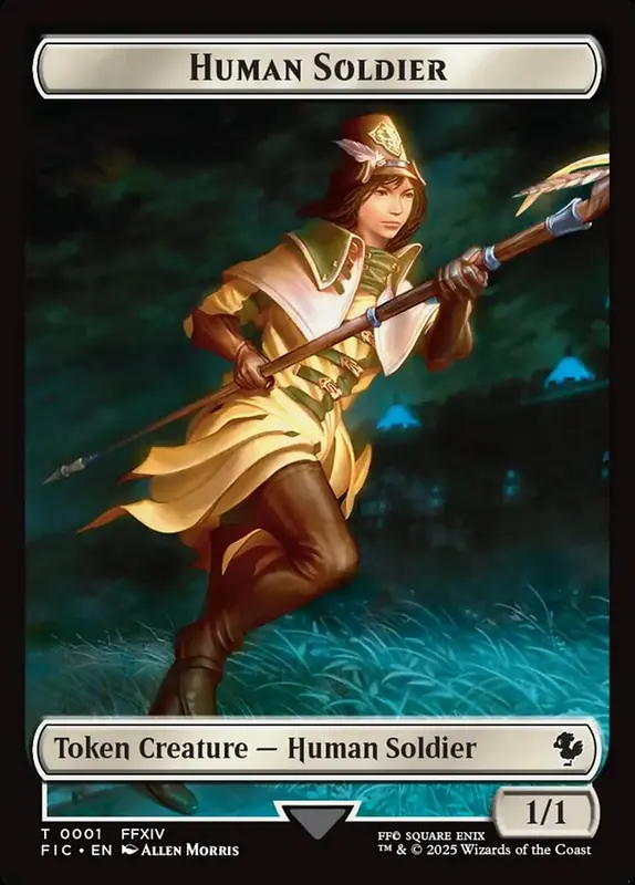 Human Soldier [Final Fantasy Commander Tokens]