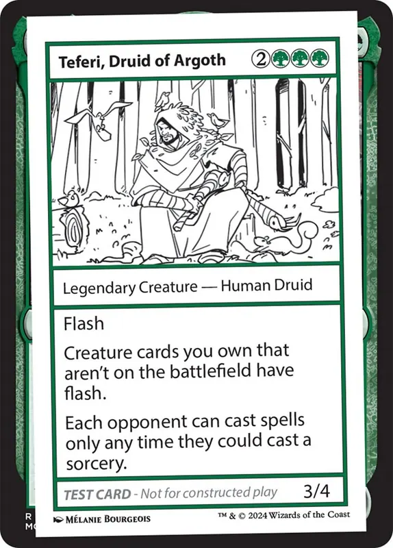 Teferi, Druid of Argoth [Mystery Booster 2]