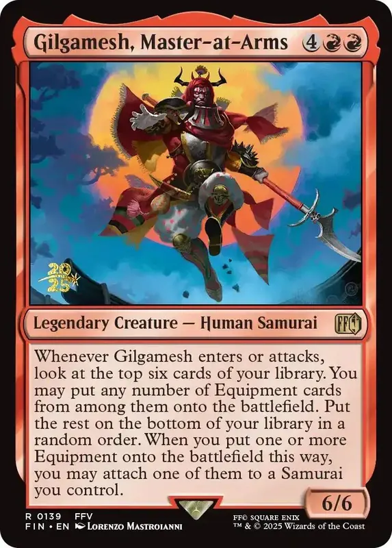 Gilgamesh, Master-at-Arms [FINAL FANTASY Prerelease Promo]