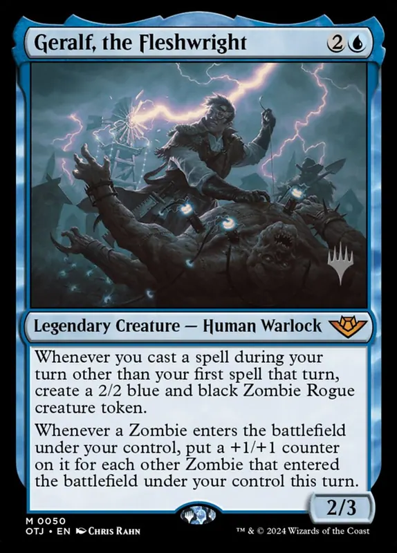 Geralf, the Fleshwright [Outlaws of Thunder Junction Promos]