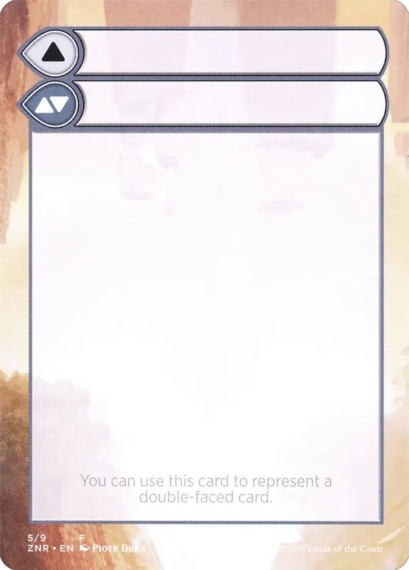 Double-Faced Substitute Card [Zendikar Rising Substitute Cards]