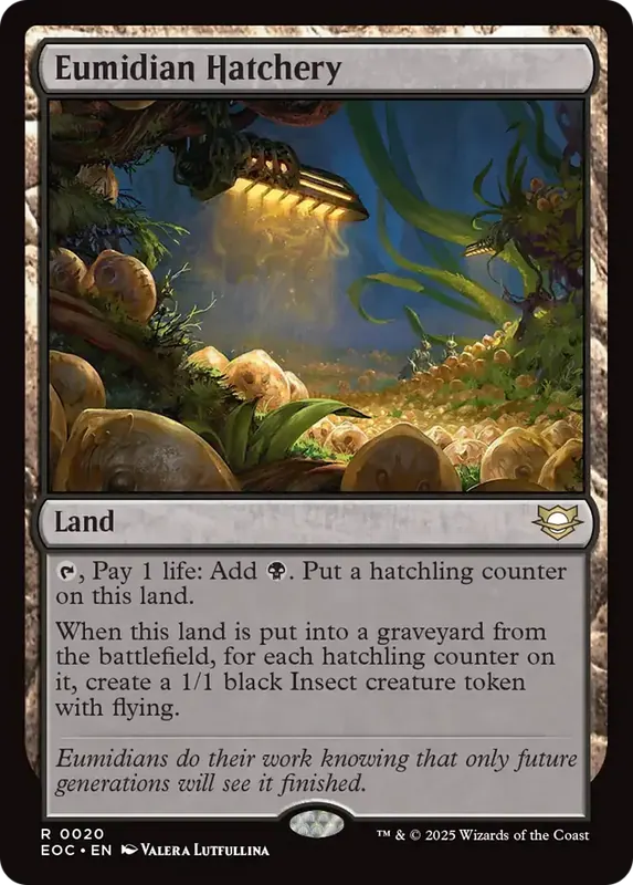 Eumidian Hatchery [Edge of Eternities Commander]