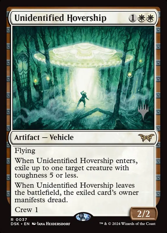 Unidentified Hovership [Duskmourn: House of Horror Promos]
