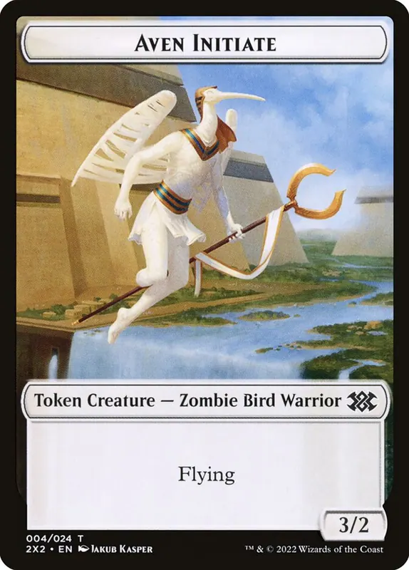 Aven Initiate [Double Masters 2022 Tokens]
