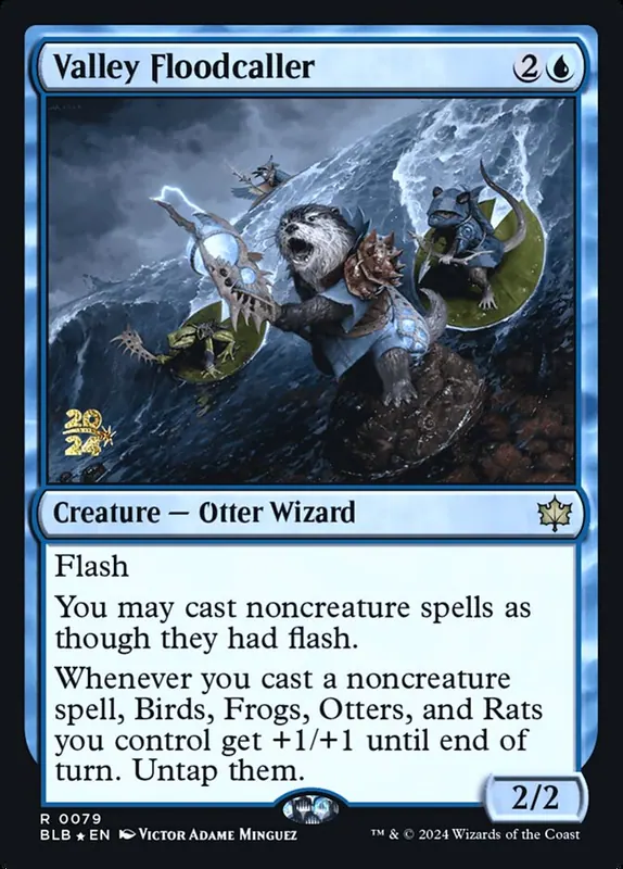 Valley Floodcaller [Bloomburrow Promos]