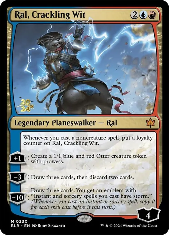 Ral, Crackling Wit [Bloomburrow Promos]
