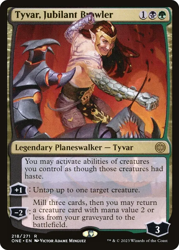 Tyvar, Jubilant Brawler - Español [Phyrexia: All Will Be One]