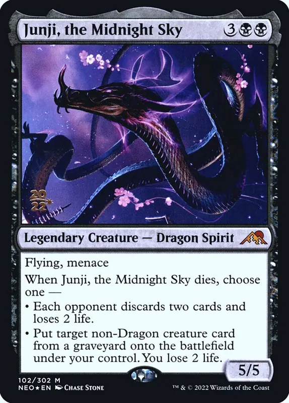 Junji, the Midnight Sky [Kamigawa: Neon Dynasty Promos]