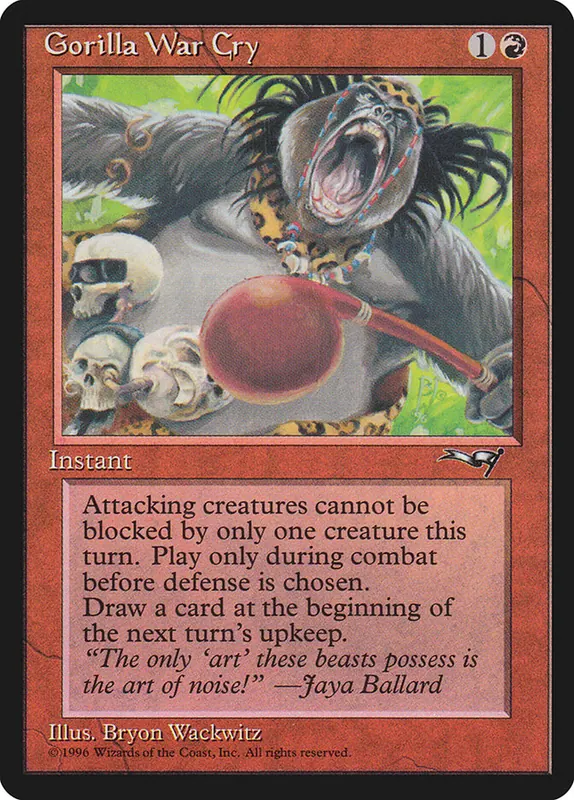 Gorilla War Cry [Alliances]