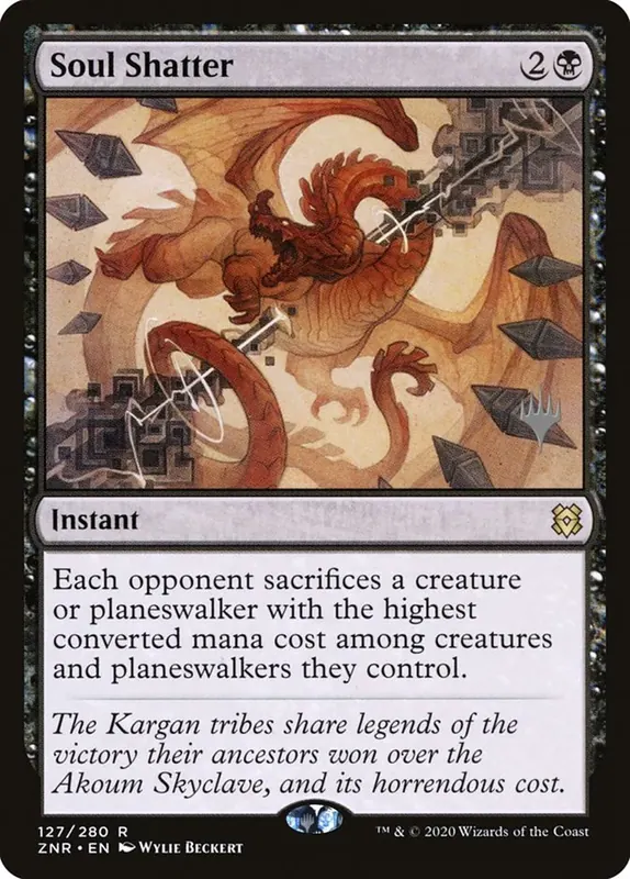 Soul Shatter (Promo Pack) [Zendikar Rising Promos] - Español