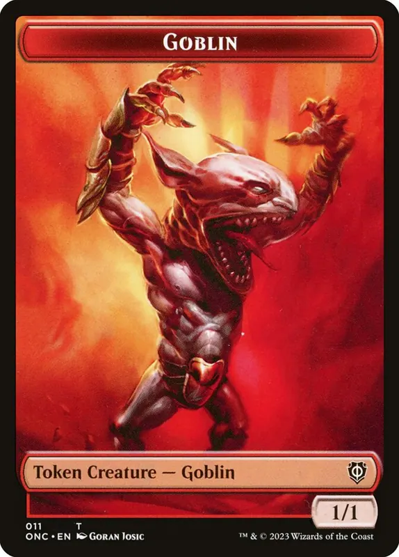 Goblin [Phyrexia: All Will Be One Commander Tokens]