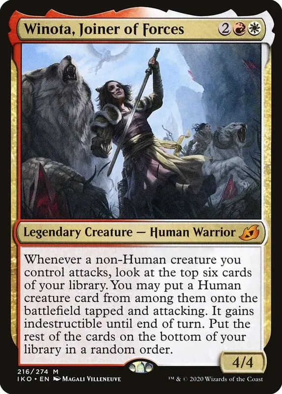 Winota, Joiner of Forces - Español [Ikoria: Lair of Behemoths]