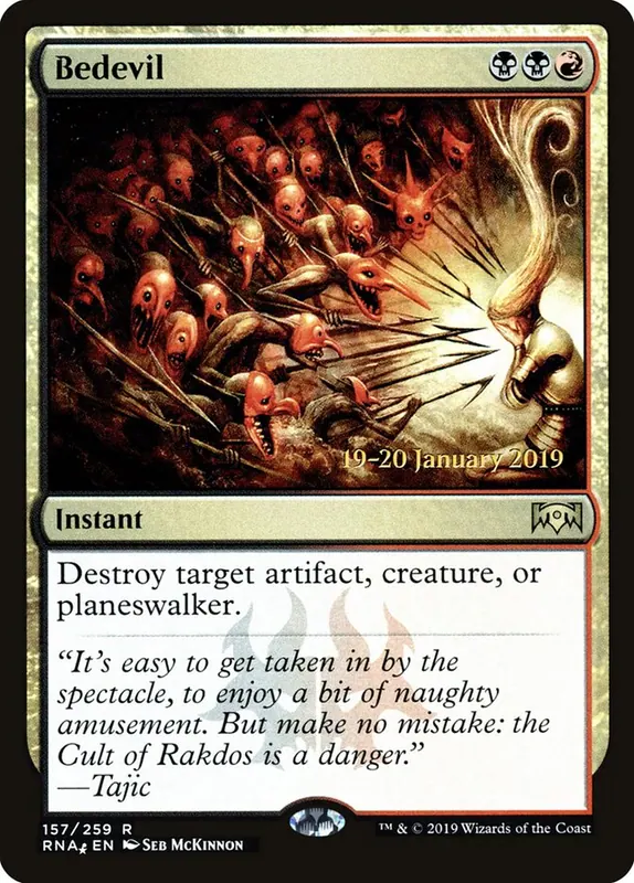Bedevil [Ravnica Allegiance Promos]