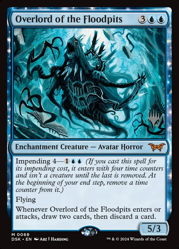 Overlord of the Floodpits [Duskmourn: House of Horror Promos]