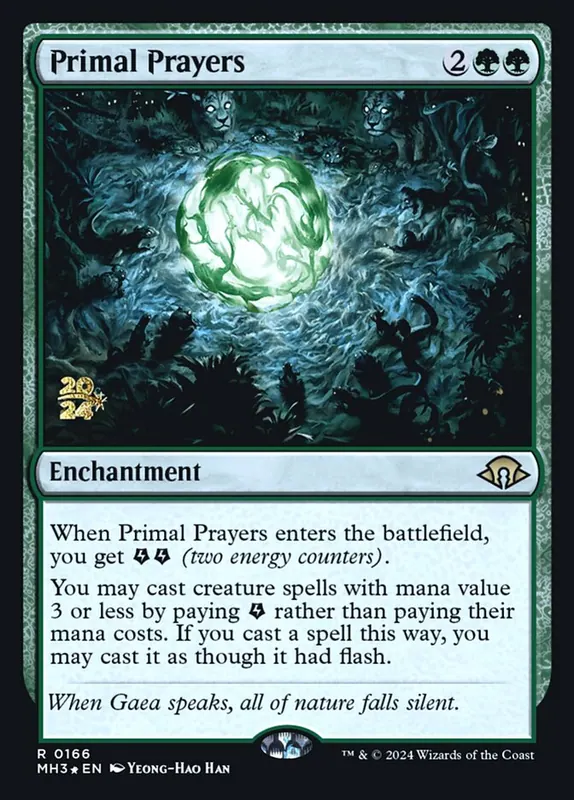 Primal Prayers [Modern Horizons 3 Promos]