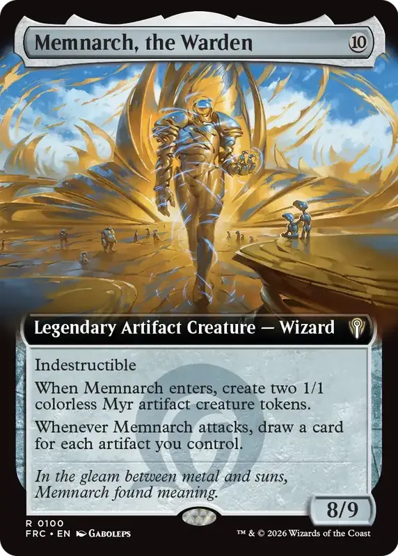 Memnarch, the Warden (Extended Art) [Reality Fracture Commander]