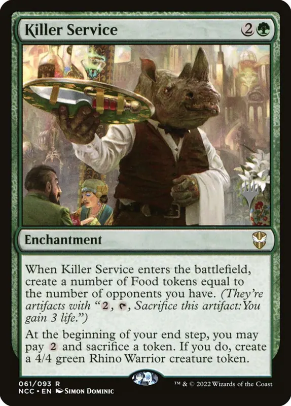 Killer Service [New Capenna Commander Promos]