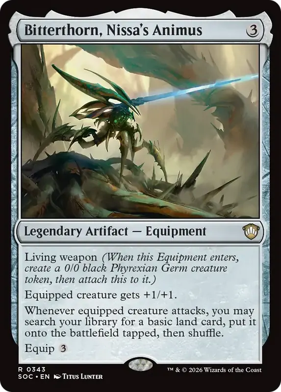 Bitterthorn, Nissa's Animus [Secrets of Strixhaven Commander]