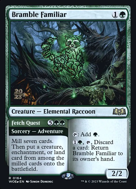 Bramble Familiar // Fetch Quest [Wilds of Eldraine Promos]