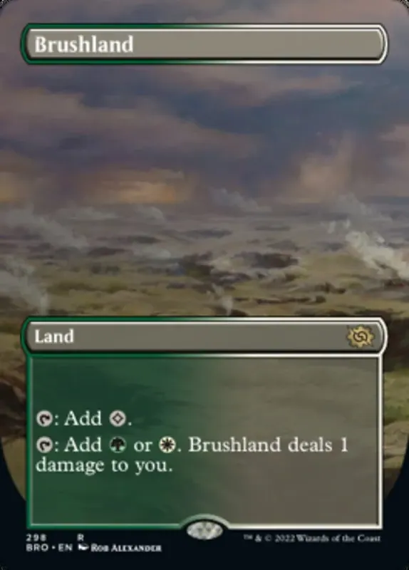 Brushland (Borderless Alternate Art) [The Brothers' War] - Español