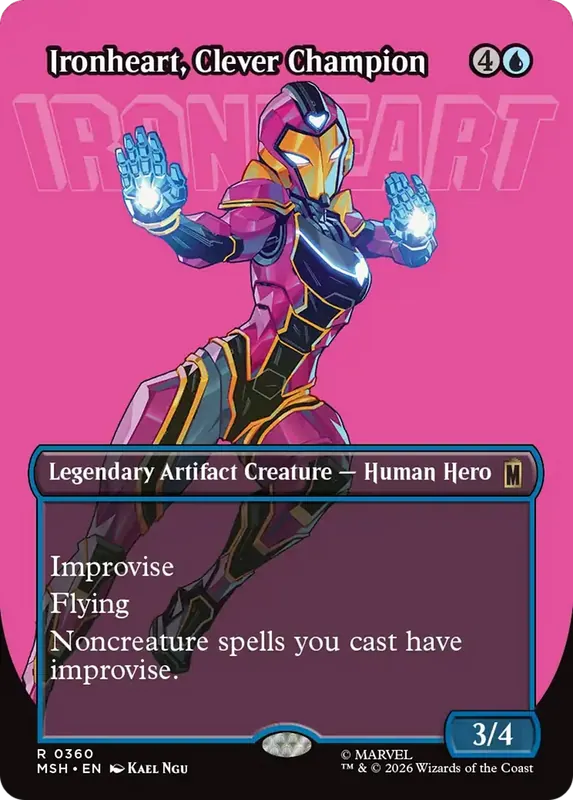 Ironheart, Clever Champion (Borderless) [Marvel Super Heroes]