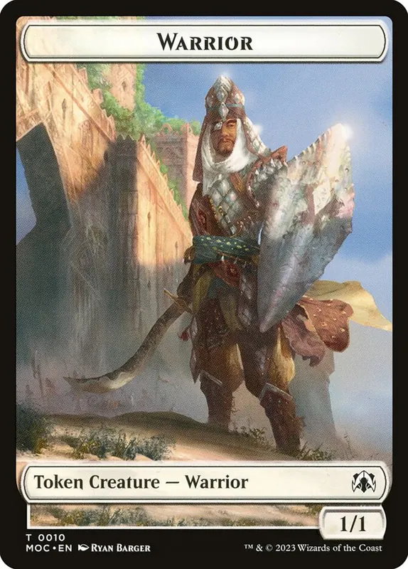 Warrior [March of the Machine Commander Tokens]