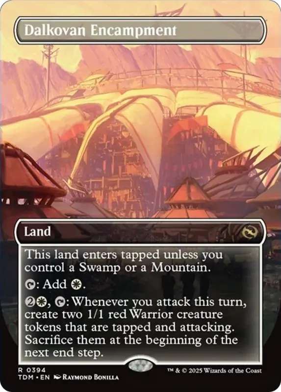 Dalkovan Encampment (Borderless) - Español [Tarkir: Dragonstorm]