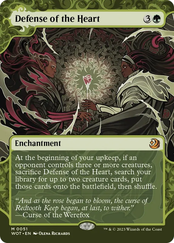 Defense of the Heart - Español [Wilds of Eldraine: Enchanting Tales]
